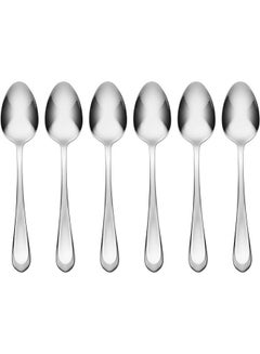 Buy Teaspoons Set 6 Pcs Stainless Steel Silver in Egypt