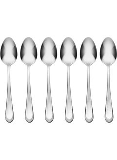 Buy Teaspoons Set 6 Pcs Stainless Steel Silver in Egypt