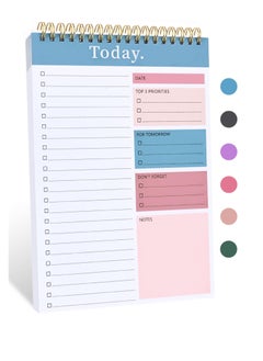 اشتري مفكرة قائمة المهام، مفكرة مخططة يومية، للعمل مخطط يومي غير مؤرخ مثالي لتعزيز الإنتاجية وتحقيق الأهداف، حزمة من 52 ورقة في الامارات