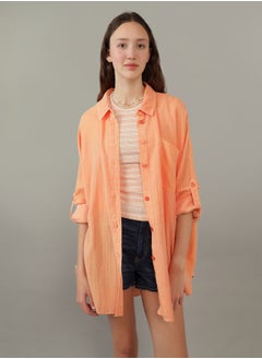 اشتري AE Go Big Oversized Shirt في مصر