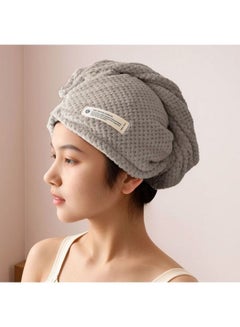 Buy Dry Hair Cap For Women, Super Water-Absorbent, Quick-Drying, Thickened, New Dry Hair Artifact, Hair-Washing, Blow-Free, Turban Shower Cap in Saudi Arabia