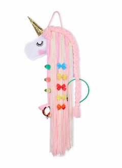 Buy Unicorn Hair Accessories Organizer - Wall Hanging Storage for Clips, Bows & Headbands - Perfect for Girls' Rooms & Theme Parties in UAE