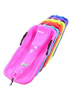 Buy Outdoor Sports Plastic Skiing Boards Sled Luge Snow Grass Sand Board Ski Pad Snowboard With Rope For Double Person  color may vary in UAE