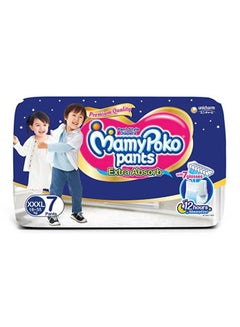 Buy MamyPoko Pants Extra Absorb Baby Diapers, XXXL Pack of 7 in UAE