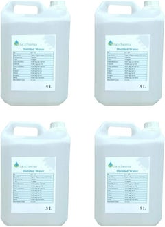 Buy BioChemix HIPURE Distilled Water 5000 ml-4 PCS in UAE