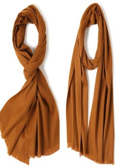 Buy Warm Solid Short Beard Wool Scarf in UAE