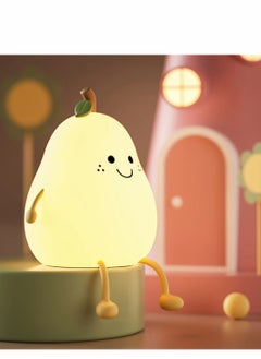 Buy Kids Night Light, Cute Silicone Pear Nursery Lamp for Baby and Toddler in Saudi Arabia