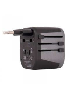 اشتري Dual Port Universal Travel Charger PD 18W plus QC3.0 - Black في الامارات