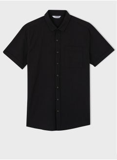 Buy Pocket Detail Slim Fit Shirt in UAE