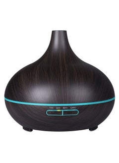 Buy Aroma Diffuser Air Humidifier Dark Wood Grain in Saudi Arabia