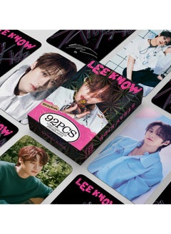 Buy 92Pcs Stray Kids Member Leeknow Personal Lomo Card And Sticker in Saudi Arabia