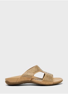 Buy Cross Strap Flat Sandals in Saudi Arabia