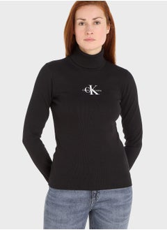 اشتري Turtle Neck Knitted Sweater في السعودية