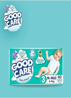 Buy Good Care Baby Diapers - Twin Pack - Midi Size 3 - 40 Pieces in Egypt