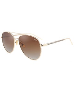 Buy Polarized Pilot Sunglasses for Men Women with UV Protection - Classic Shades with Metal Frame, Gradient Lens in UAE