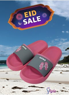 Buy Women's Soft Slide Slippers For Outdoor Indoor And Beach in Saudi Arabia