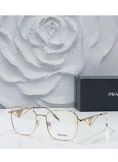 Buy PRADA Square Large Frame Metal Glasses Frame VPR A51 in Saudi Arabia