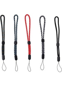 اشتري Adjustable Hand Wrist Straps Lanyard, (5 Pack) 20cm Nylon Lanyard with Movable Button for Phone, Camera, GoPro, PSP, Flashlight, Keychains, USB Flash Drives and More Device. في الامارات