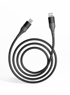 Buy USB Type C To Lightning Data Fast Charging Cable - Black in UAE