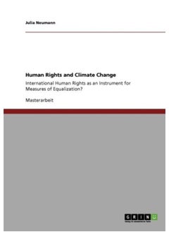 اشتري Human Rights And Climate Change - Paperback في السعودية