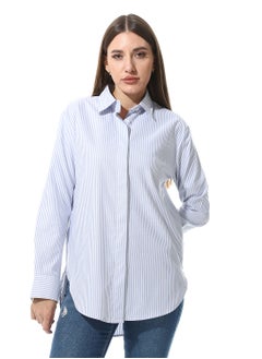 اشتري Long Sleeve Striped Oxford Chemise في مصر