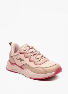 Buy Women's Colourblock Sports Shoes with Lace-Up Closure in UAE