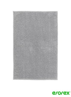 Buy Bath mat grey mélange 50x80 cm in Saudi Arabia