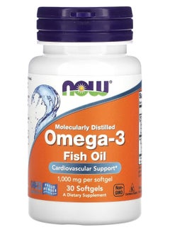 Buy NOW Omega-3 Fish Oil, 1000 mg ,30 Softgels in Saudi Arabia
