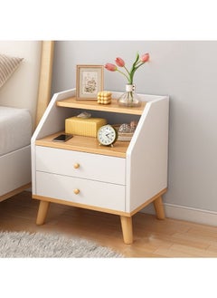 Buy Home Bedside Storage Cabinet With Drawer And Shelf in UAE