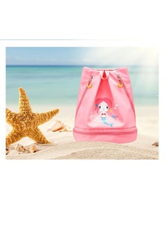 Buy Children's Dry and Wet Separation Swimming Bag Portable Drawstring Backpack Waterproof Gym Sports Pool Beach Gear in UAE