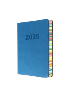 Buy Collins Edge Rainbow 2025 Diary - A5 Day to Page Planner (with Appointments) - Light Blue - (ED151.U57-25) - Daily Planner with Soft Touch Covers and Coloured Page Edges in UAE