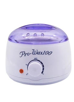 Buy Hot Wax Warmer Heater Machine Pot White/Purple in UAE