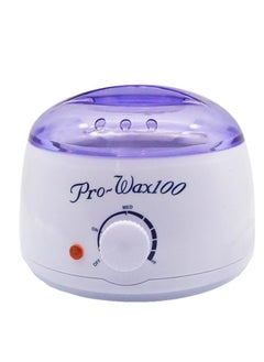 Buy Hot Wax Warmer Heater Machine Pot White/Purple in UAE