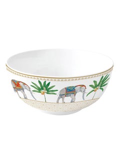 Buy Marajah Porcelain Bowl, Multicolour - 15 cm in UAE