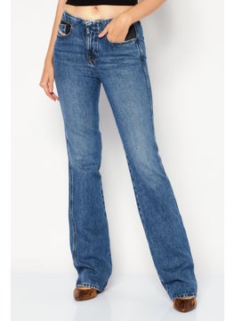 اشتري Women D-ESCRIPTION Regular Fit Washed Denim Jean, Blue في الامارات