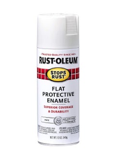 Buy RustOleum Stops Rust Flat White in UAE