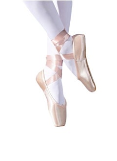 Buy Pointe Ballet Shoes For Kids Girls Youth Women,Professional Ballet Shoes With Ribbon For Ballet Dance Stage in Saudi Arabia