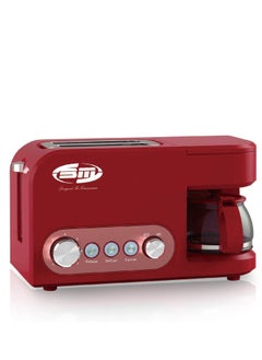 Buy 2 IN 1  BREAD TOASTER WITH COFEE MAKER in UAE