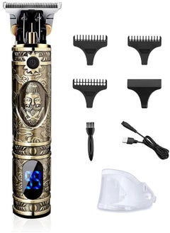 Buy Hair Clippers Beard Trimmer for Men/Women, Professional Cordless Hair Trimmer T-Blades Outliner Grooming Baldheaded Shaver with 1500mAh Battery and 120/180 Mins Working Time Gifts for Men/Women in UAE