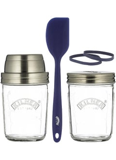 اشتري Kilner 0025.035 Sourdough Starter Set, Glass, 350 milliliters في الامارات