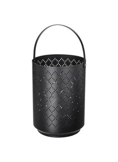 اشتري Lantern For Block Candle Black 22 Cm في السعودية