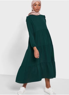 Buy Ruffle Detail Dress in Saudi Arabia