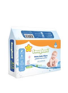 Buy Snugberi Water Baby Wipes 60's x 3 Value Pack in UAE