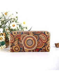 اشتري Classic Retro Niche Cashew Flower Twelve Constellation Element Coin Purse Digital Printing Storage Bag في السعودية