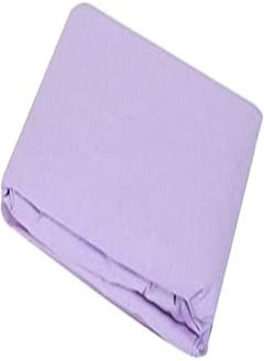 اشتري Plain Cotton Bed Sheet 180cm - Light Mauve في مصر