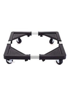 اشتري Washing Machine Base Universal Furniture Dolly with 4 Wheels, 60-80 CM Size Adjustable, 135 KG Load, Mobile Stand Holder Rack Bracket for Washer Dryer Refrigerator في الامارات