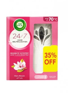 Buy Airwick automatic air freshener dispenser cherry blossom 250 ml in Saudi Arabia