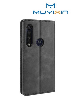 اشتري Suitable for Motorola moto one vision plus mobile phone case insert card magnetic suction flap leather cover protective case في السعودية