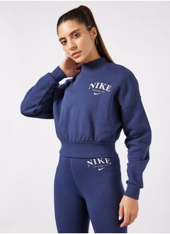 Buy NSW Fleece Mock Neck Sweatshirt in Saudi Arabia