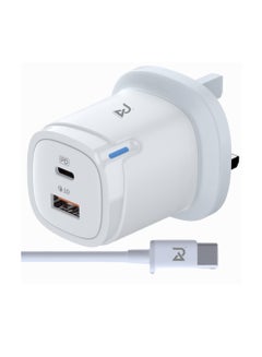 Buy Radalifestyle QC 9 Fast Charger With Quick-Charge 20 watt & Type C Cable Included in UAE